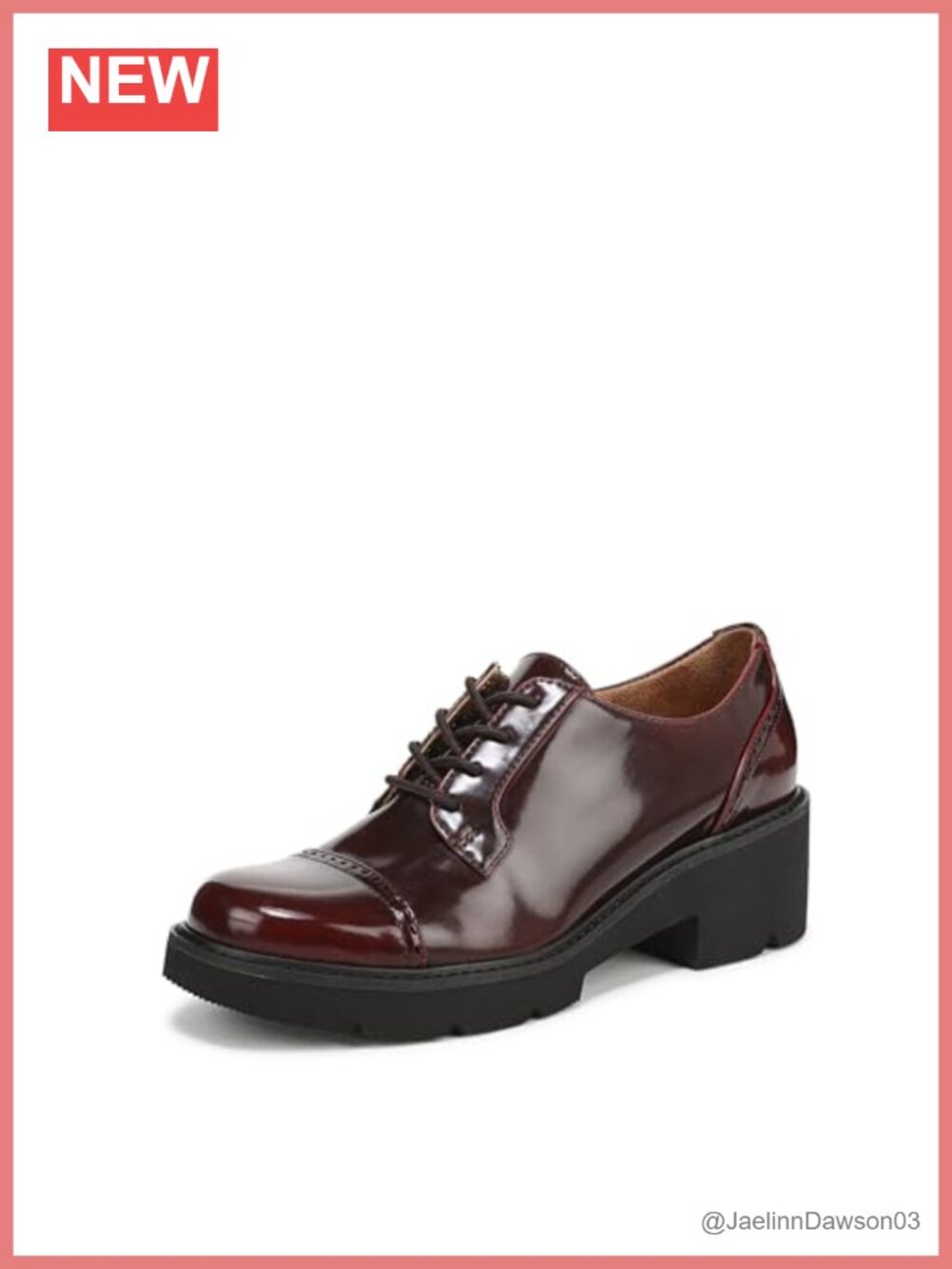 Naturalizer Women's Cabaret Lace Up Oxford Loafers, Synthetic, Block Heel